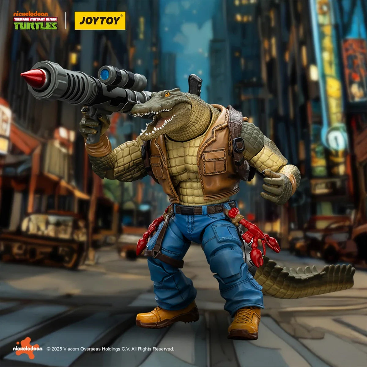 【MT】JOYTOY TMNT-Leatherhead 1/18 Action Figure Toy Collection