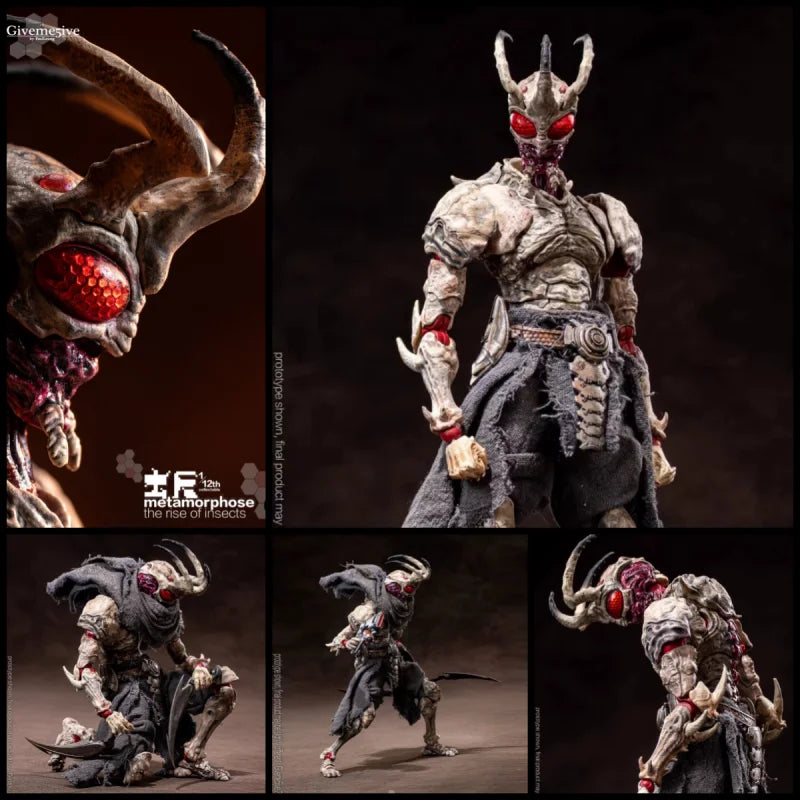 2025 New Hot Giveme5ive Metamorphose The Rise Of Insects Airoki 1/12 Worm Series Action Figure Model Desktop Decoration Toy Gift
