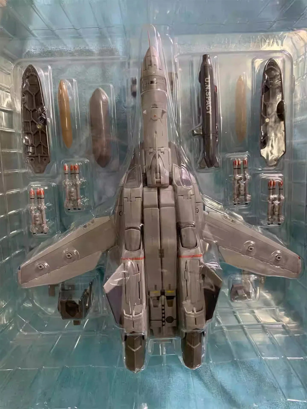 YAMATO MACROSS Zero 1/60 Scale VF-0A Shint Kudo With QF-2200D-B Ghost Booster Action Figure Complete Deformation 36cm Original