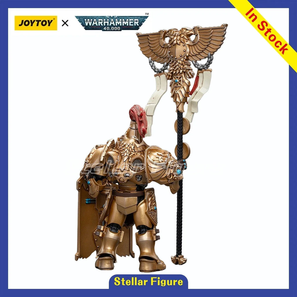 【SF】JOYTOY 1/18 Action Figure Adeptus Custodes Vexilus Praetor Model Toys Gifts Collection Ornaments