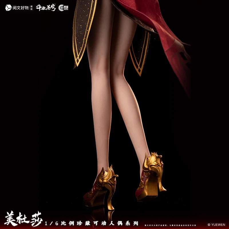 28cm Genuine Cosmic Creations Battle Through The Heavens Medusa 1/6 Scale Action Figure Female Soldier Collection Model Toy Gift