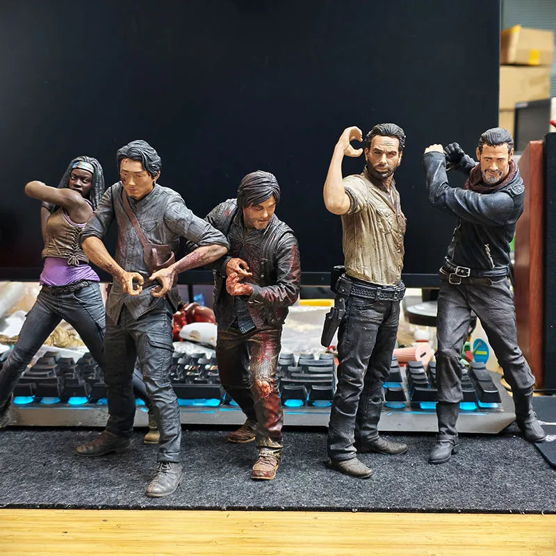 Authentic 10-Inch Action Figure Model From 'The Walking Dead' Negan And The Arrow Collectible Display Piece For Fans