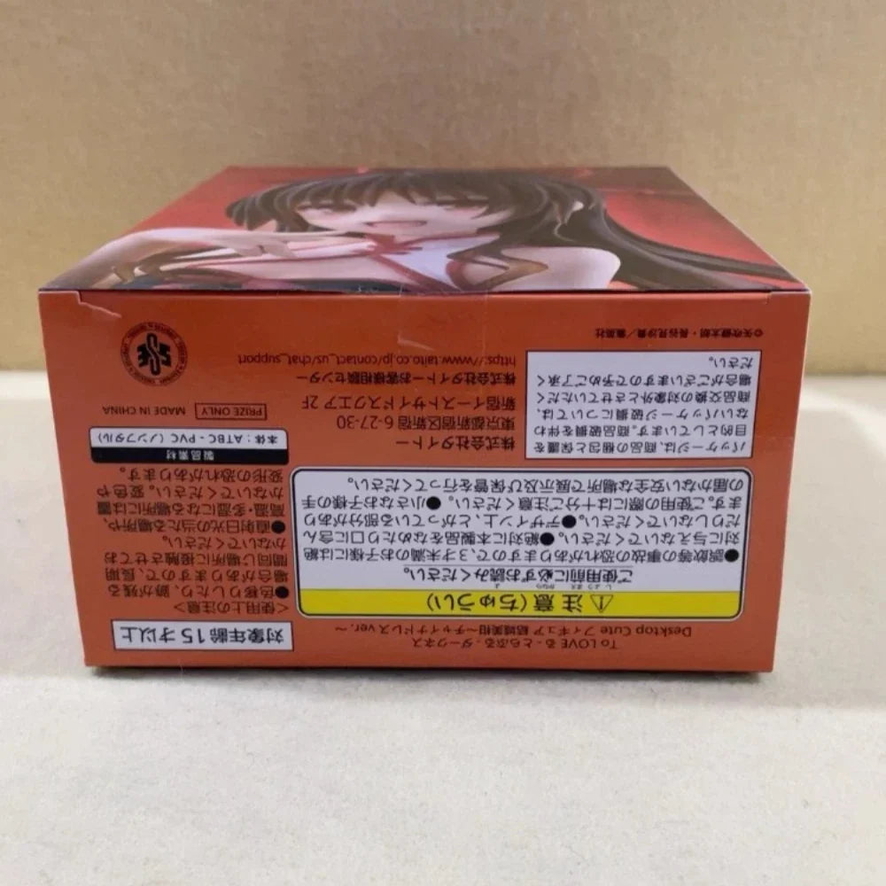 In Stock Taito Original Genuine To Love-Ru Darkness Desktop Cute Figure Yuuki Mikan Chinese Dress Ver. 13cm Model Toy Figures