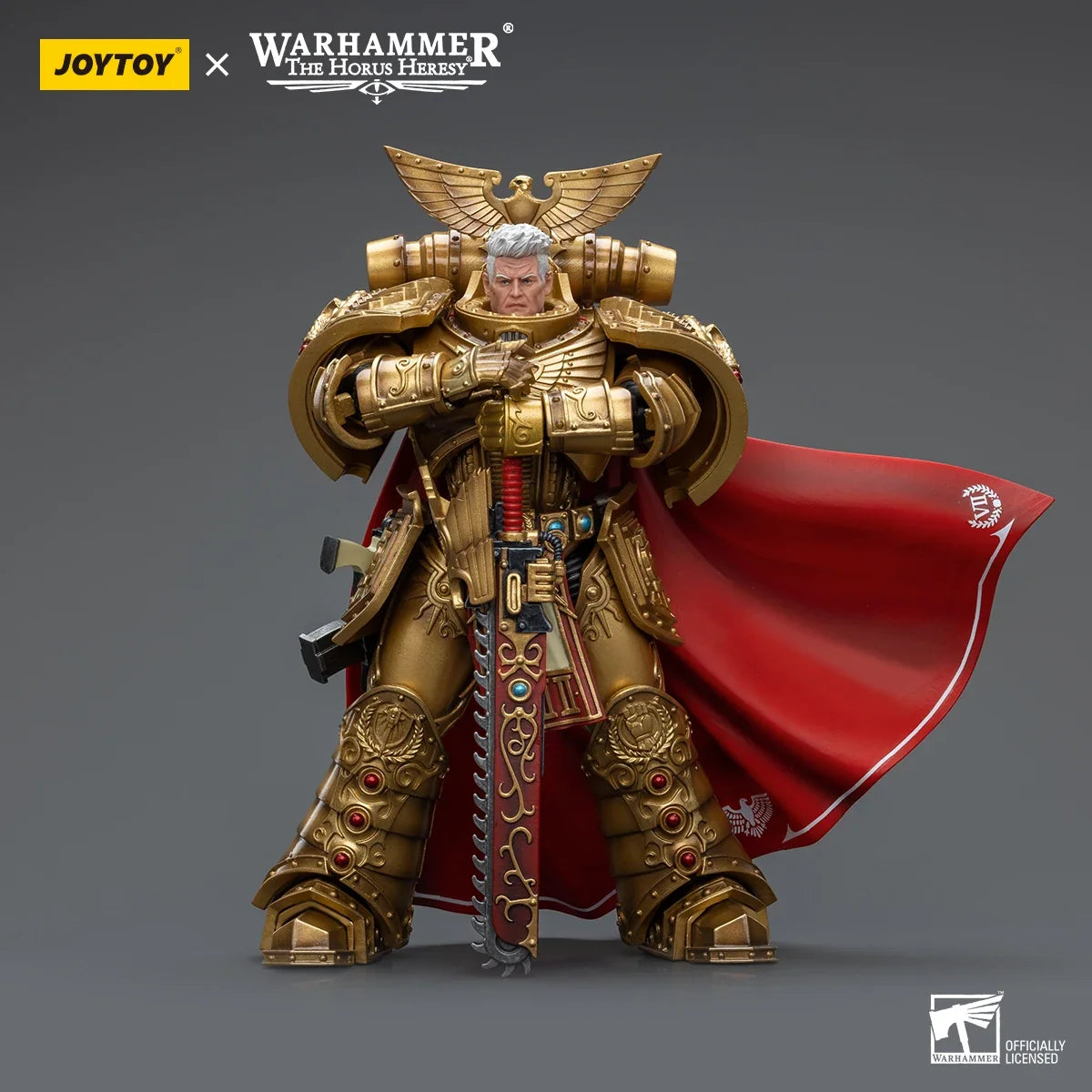 JOYTOY Warhammer The Horus Heresy 1/18 Imperial Fists Rogal Dorn Primarch of the Vllth Legion 18cm Action Figure Model Toys