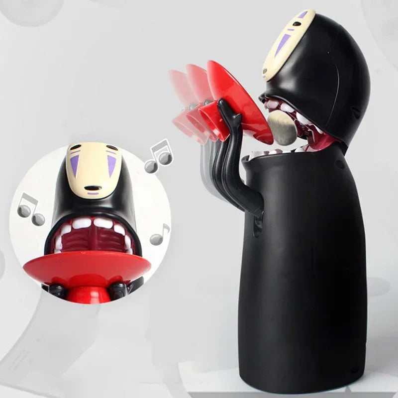 Japanese Anime Movie No Face Model Figure Doll Piggy Bank Faceless Man Piggy Bank Can Automatic Eat Coin Boys Birthday Gifts