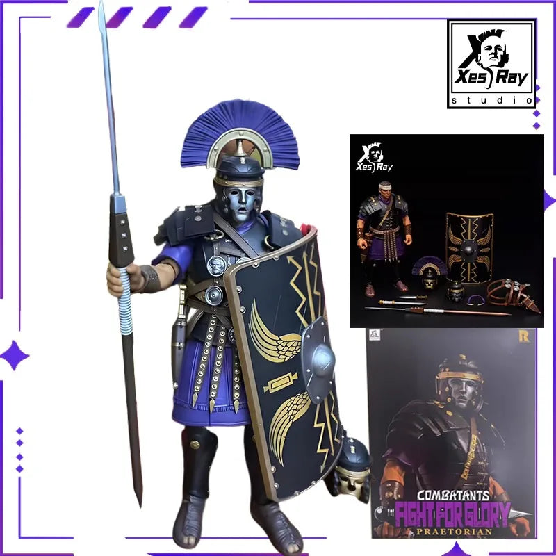 Spot XesRay Original Authentic Honor War 7-inch Roman Guard Purple Limited Edition Finished Product Movable Doll Model Toy Gift