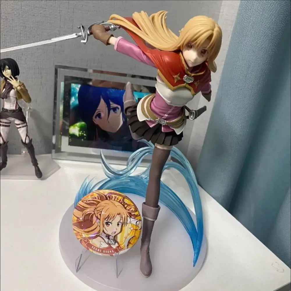 In stock Sword Art Online Anime Asuna Figurizmalpha Prize Figure Mother's Rosario Edition Pvc Model Collectibles for Fans Gifts