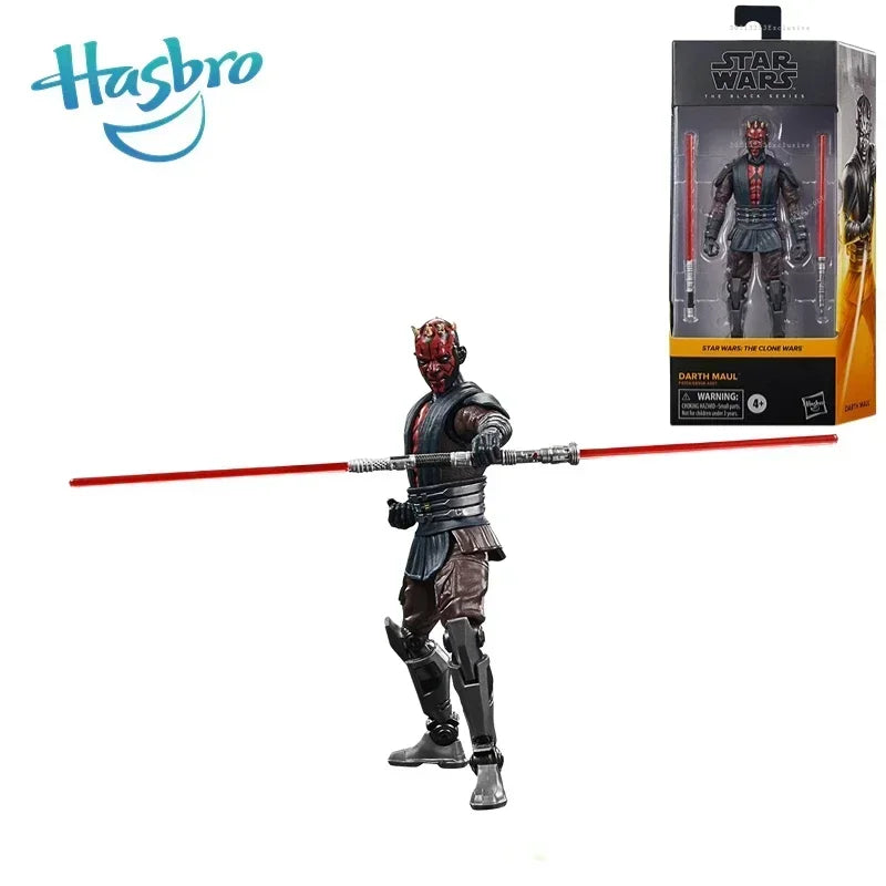 In Stock Hasbro Star Wars Black Series Darth Maul The Clone Wars Action Figure Model Toy Collection Hobby Gifts for Children