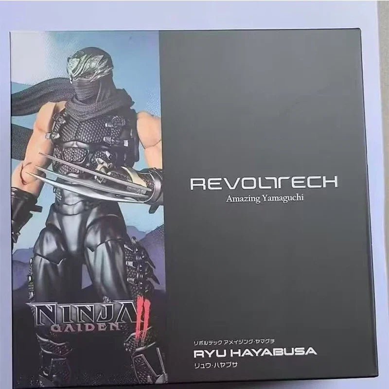 KAIYODO Revoltech 1/12 Amazing Yamaguchi Ryu Hayabusa Ninja Gaiden Anime Action Figures Collection Model Customized Decorate Toy