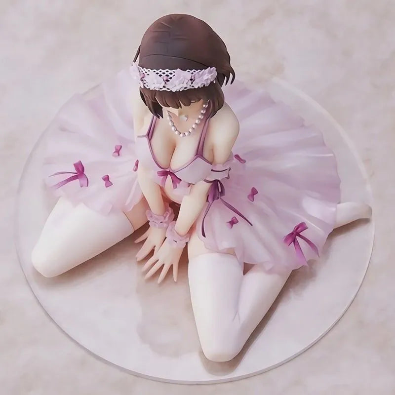 Sexy Anime Girl Aoki Hayato Figure Car Desktop Ornament Collectible PVC Model Static Display Adult Fans Japan Import