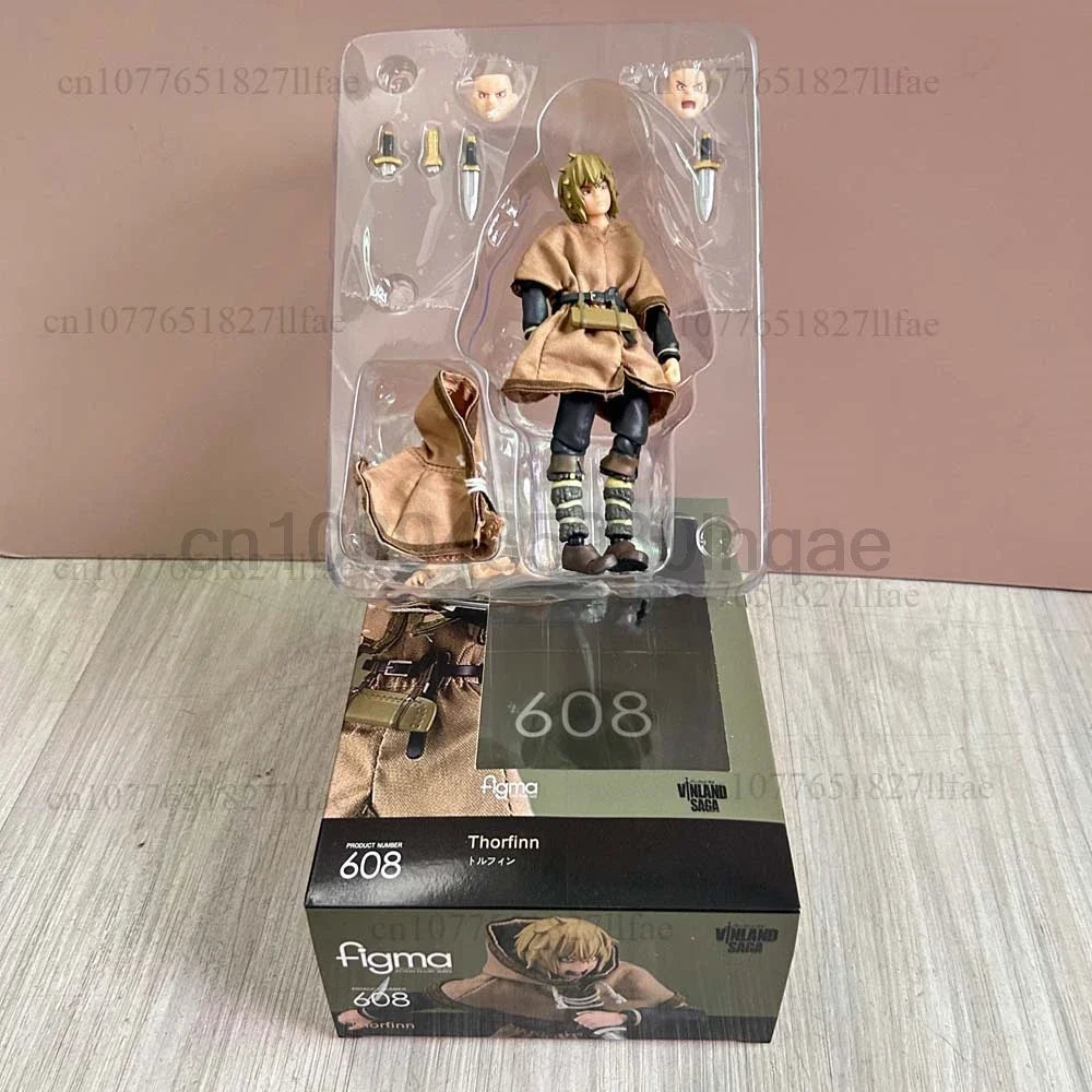 Figma 608 Thorfinn 14CM Vinland Saga Action Figure Model Toys Joint Movable Doll Birthday Present For Friends Room Ornament