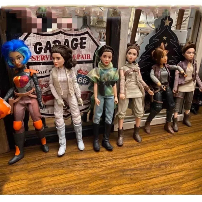 Starswarse 12 Inchs Joints Movable Doll Action Figures Q Version Movie Peripheral Model Toys Kids Gift