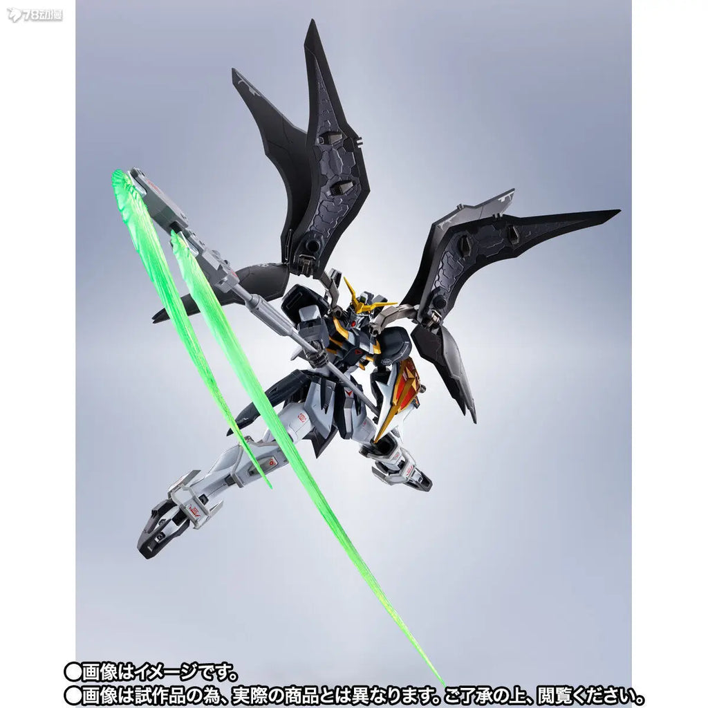 BANDAI Original Model Kit METAL ROBOT Alloy GUNDAM DEATHSCYTHE HELL Anime Action Figure Model Toy for Boys Packing of Foam Box