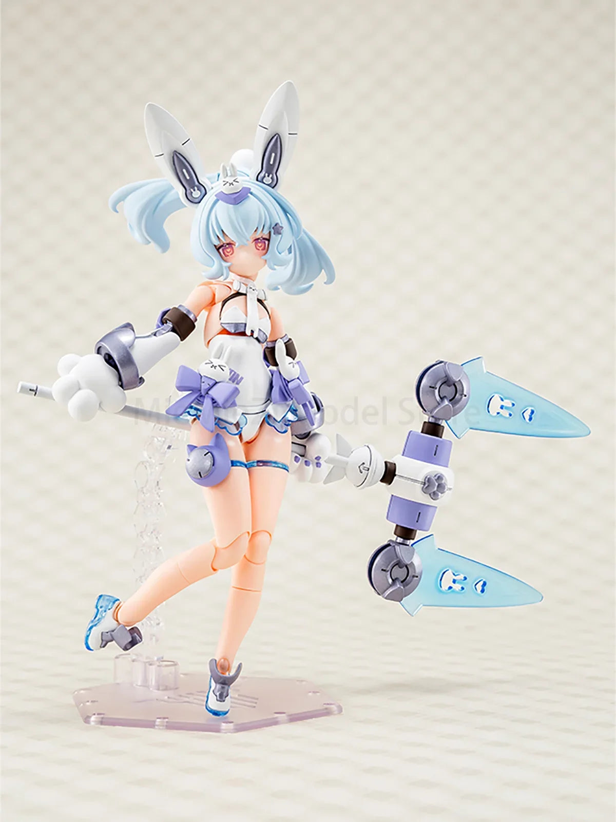 Original Genuine Kotobukiya Model Kits Megami Device PUNI MOFU Kuro Mao PUNI MOFU Yuki Tu Assembling Toys Cute Action Figure