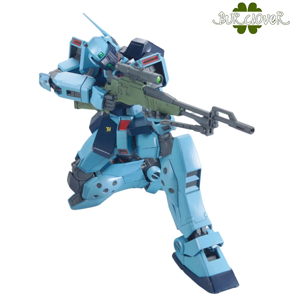 BANDAI Original GUNDAM Series Assembly Model MG 1/100 RGM-79SP GM Sniper II Anime character Movable figurines Children's toys