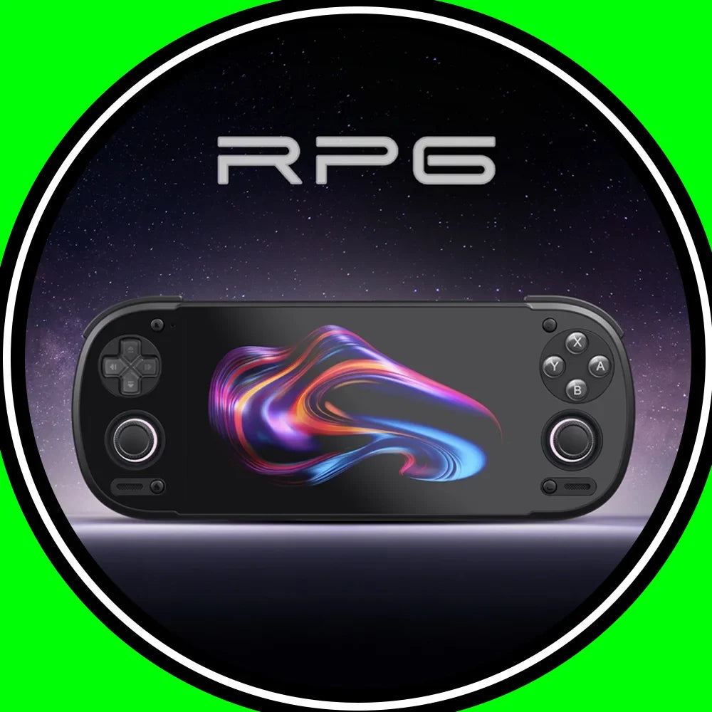 Retroid Pocket 6 RP6 Android Game Console 5.5Inch 1080P 120Hz AMOLED Screen 6000mAh Hall-Effect Trigger 8GEN2 Handheld Consoles
