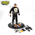 Marvel 1/12 Mezco Ant Punisher SDCC Stoff Bewegliche 6-Zoll Figur Puppe Handgemachtes Modell Weißer Strafe Onkel Totenkopf Schnitzerei Geschenk