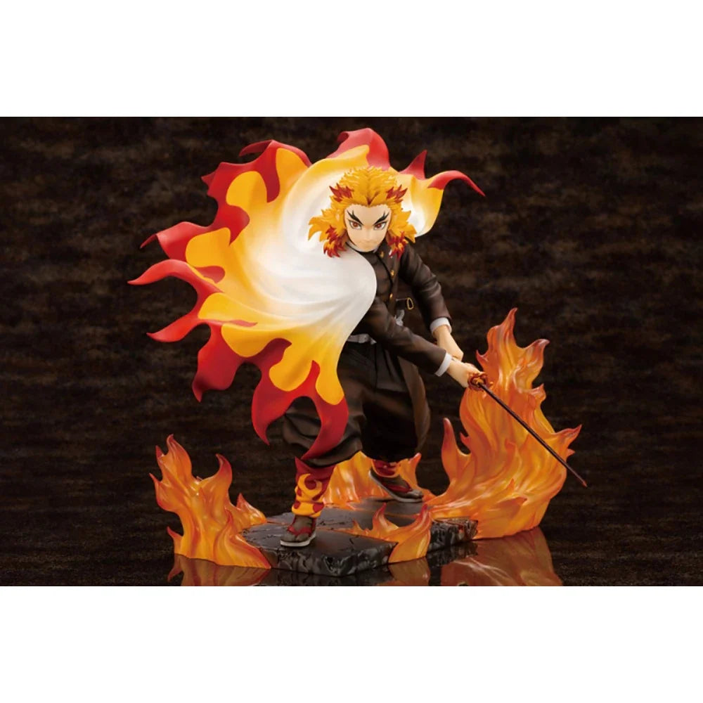 Kotobukiya Original ARTFX J Statue Demon Slayer Rengoku Kyoujurou Anime Collectile Figure Model Action Figure Toys Gifts