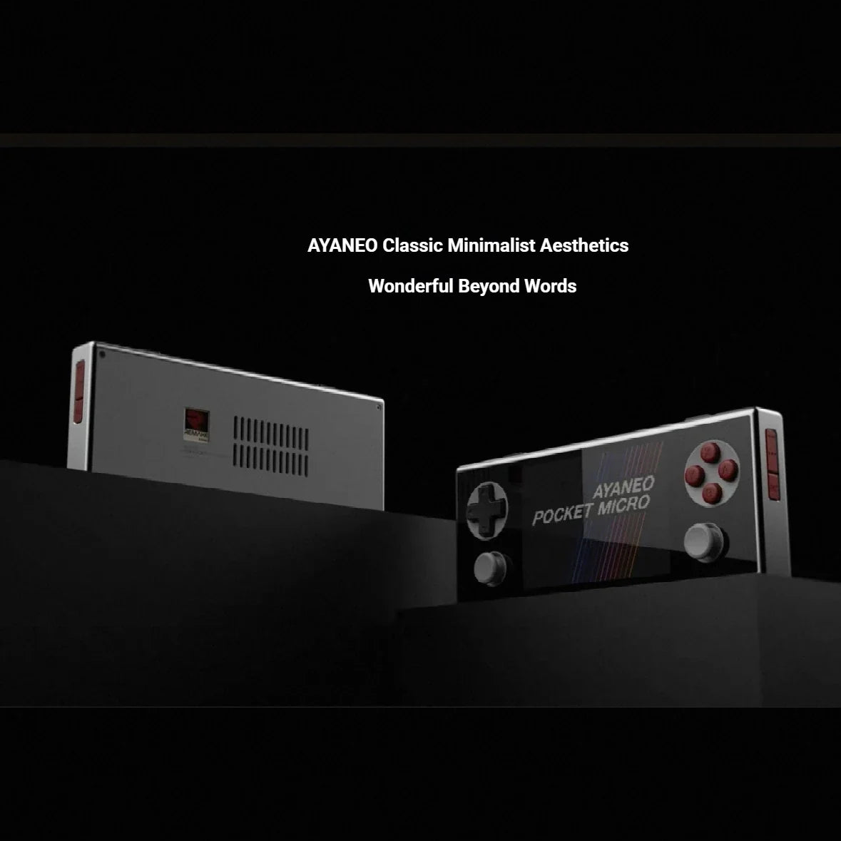 AYANEO Pocket MICRO Handheld Game Console 3.5 Inch IPS Screen 960*640 Resolution Aluminum Alloy Frame Customized Gaming Device
