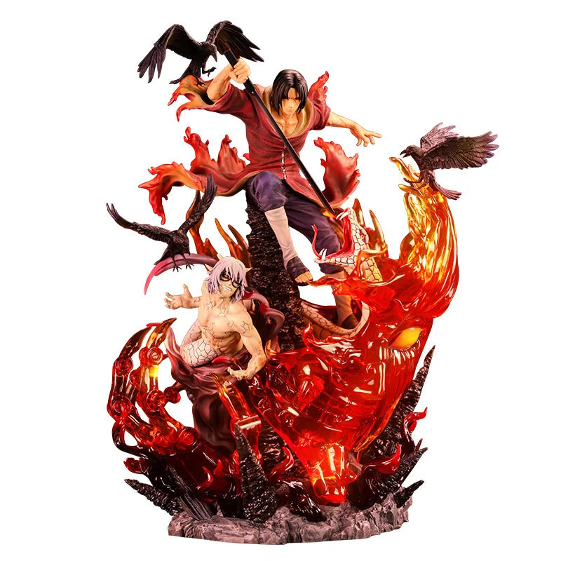 Naruto Shippuden Anime Model GK Uchiha Itachi Susannoo Figurine Action Figure PVC Statue Collection Toy Yakushi Kabuto Figma
