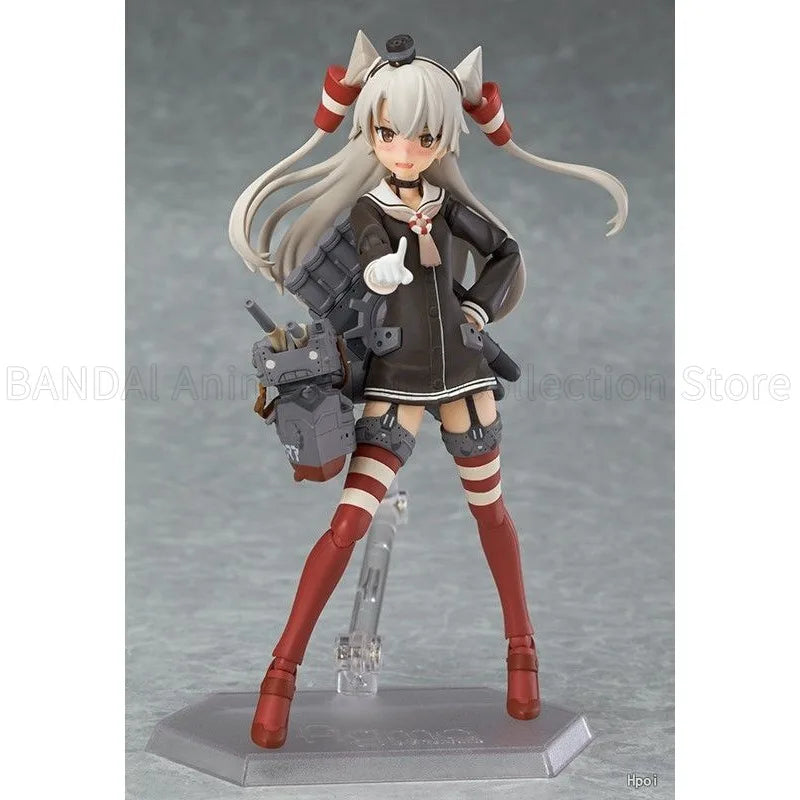 In Stock Original Max Factory Figma #240 Amatsukaze Kantai Collection Action Humanoid Decoration Model Toys