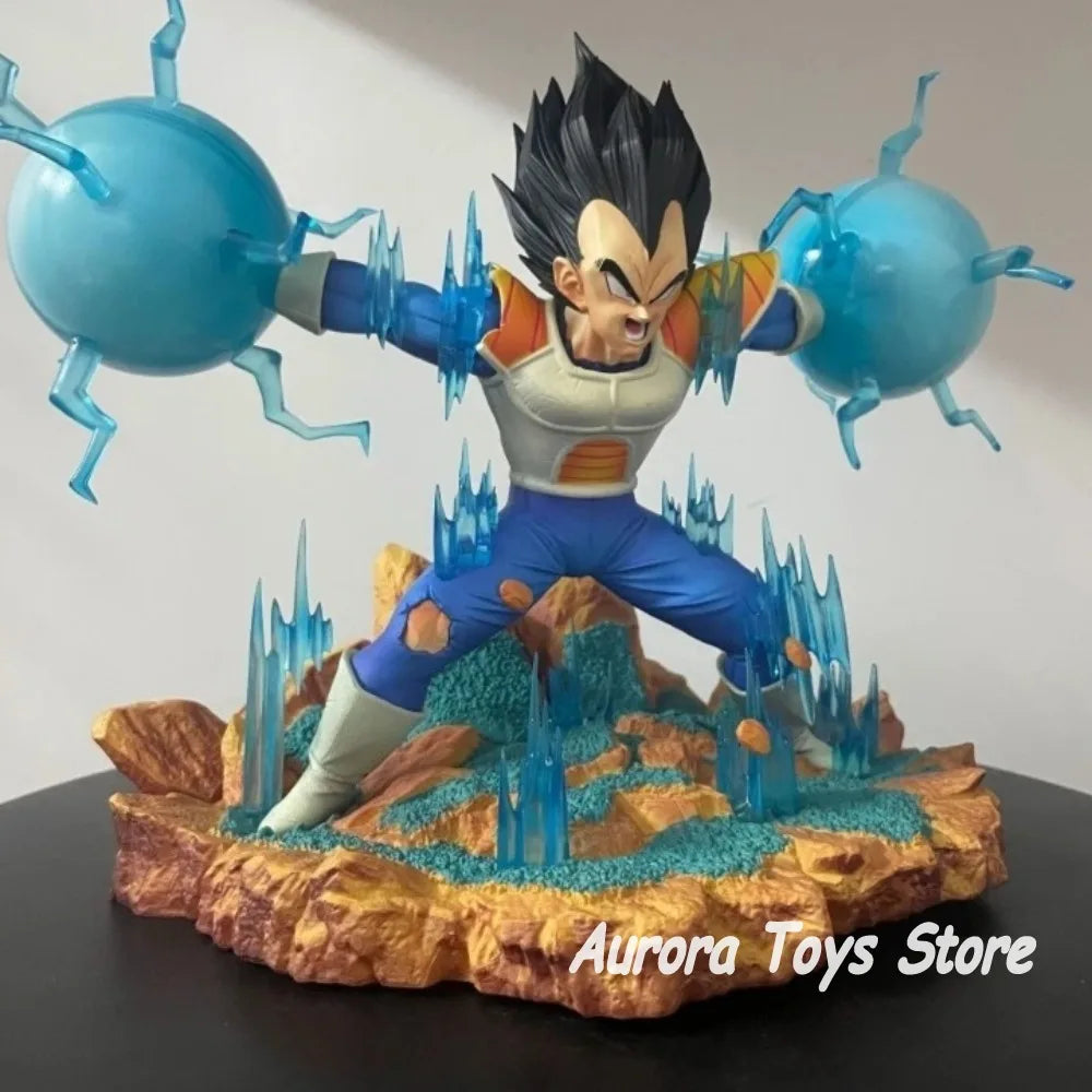 22cm/8.66in Anime Dragon Ball Z Figure Super Saiyan Majin Vegeta Action Figures PVC Statue Collection Model Toys Birthday Gifts