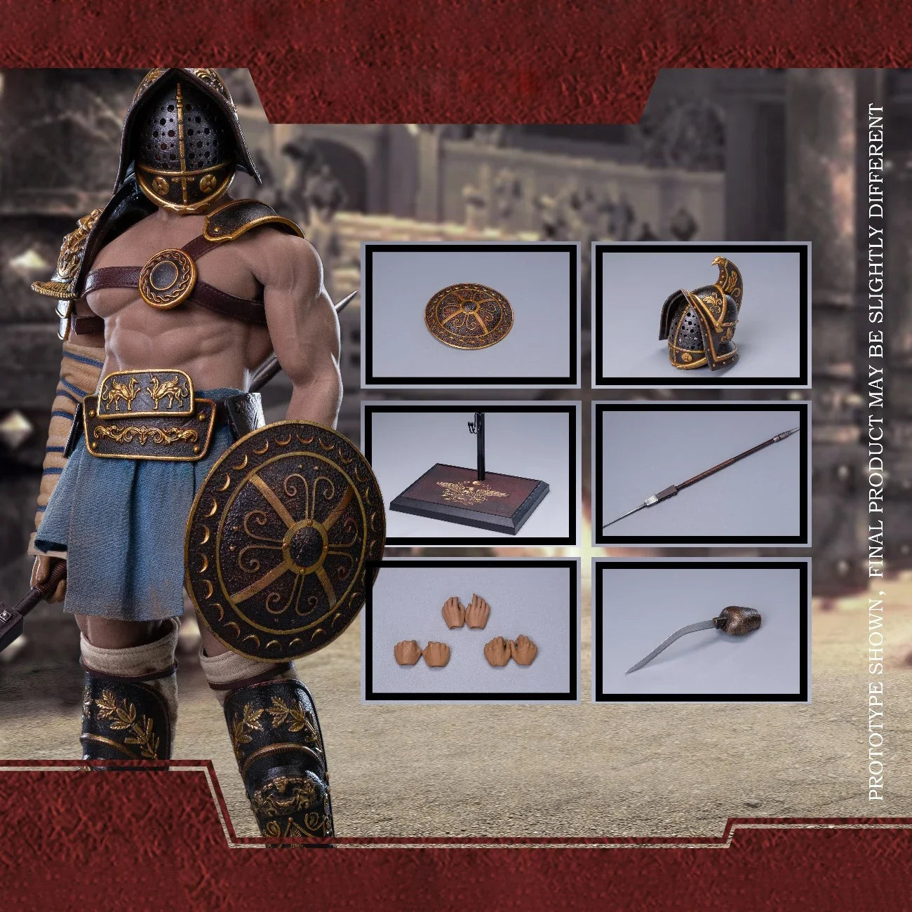 HHMODEL x HAOYUTOYS HH18033 1/6 Scale Collectible Imperial Legion Hunting Ground Fighter Warrior Action Figure Model
