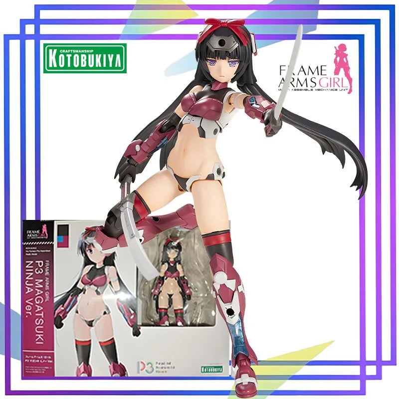 Kotobukiya Original Frame Arms Girl Series《Ketsuzuki: Female Ninja》Anime Action Figure Assembly Model Toys Collectible Model
