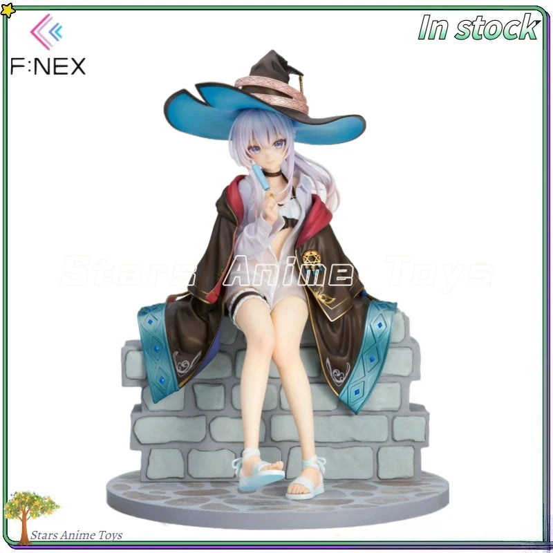 Original F:NEX THE JOURNRY OF ELAINA Elaina Summer Holiday 1/7 PVC Animation Figures Ornaments Collection Toys