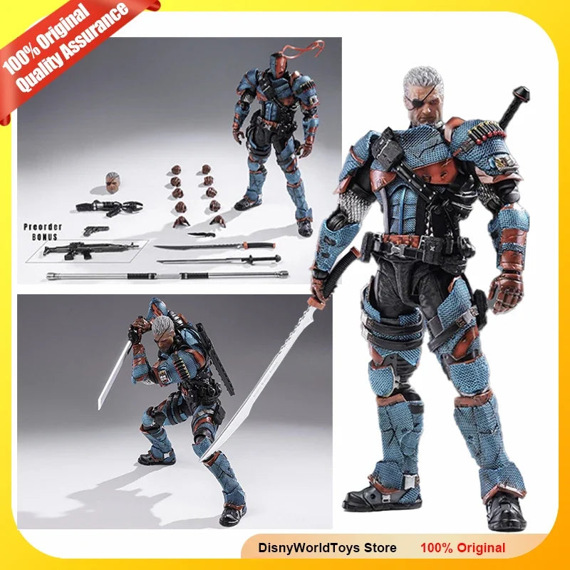 100% Original LPZZ UPF Rouno Cueure DC002 1/12 Batman Arkham Knight Deathstroke Genuine In Stock Figure Model Toys