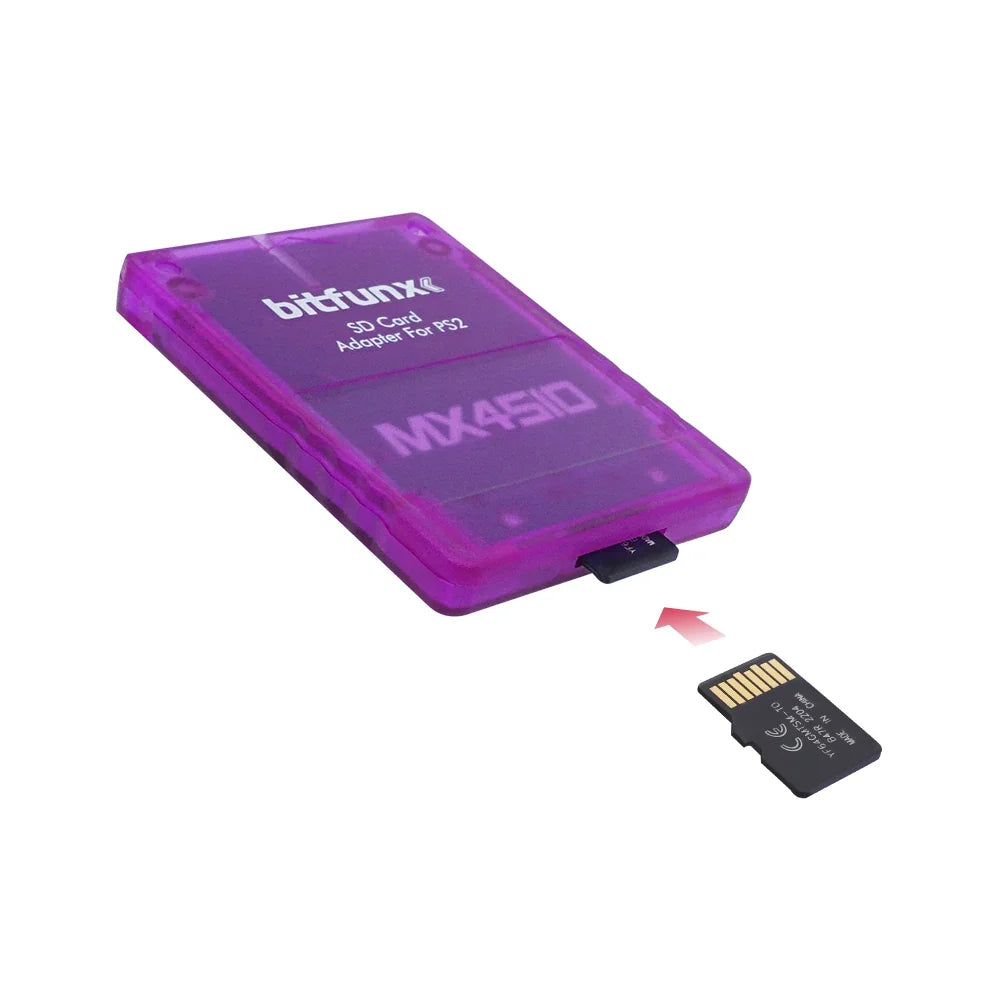 BitFunx MX4SIO SIO2SD TF/SD Card Adapter Program Game Card For PS2 Game Consoles Video Consoles