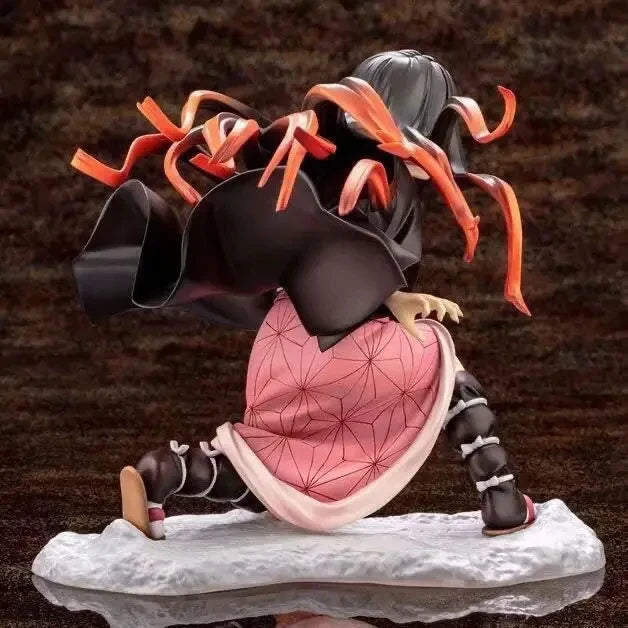 Kamado Nezuko Figurines Demon Slayer PVC Ornaments Anime Kimetsu no Yaiba Model Kits Toys Miniatures Garage Kits Action Figure