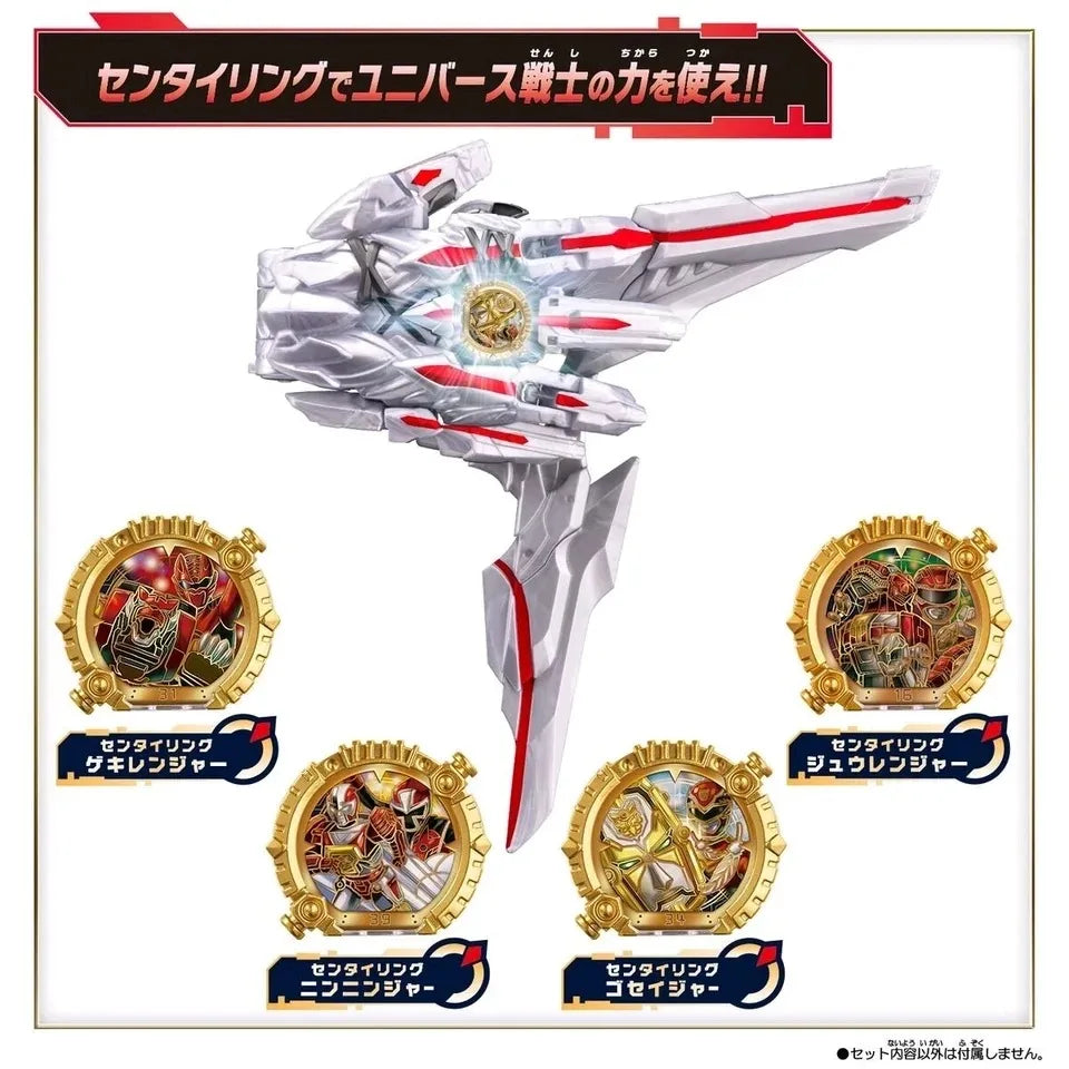 In Stock Bandai  No.1 Sentai Gozyugerring Hunter Hand Oath Gun Transformation Tool Anime Figure Toys Decoration Collectible