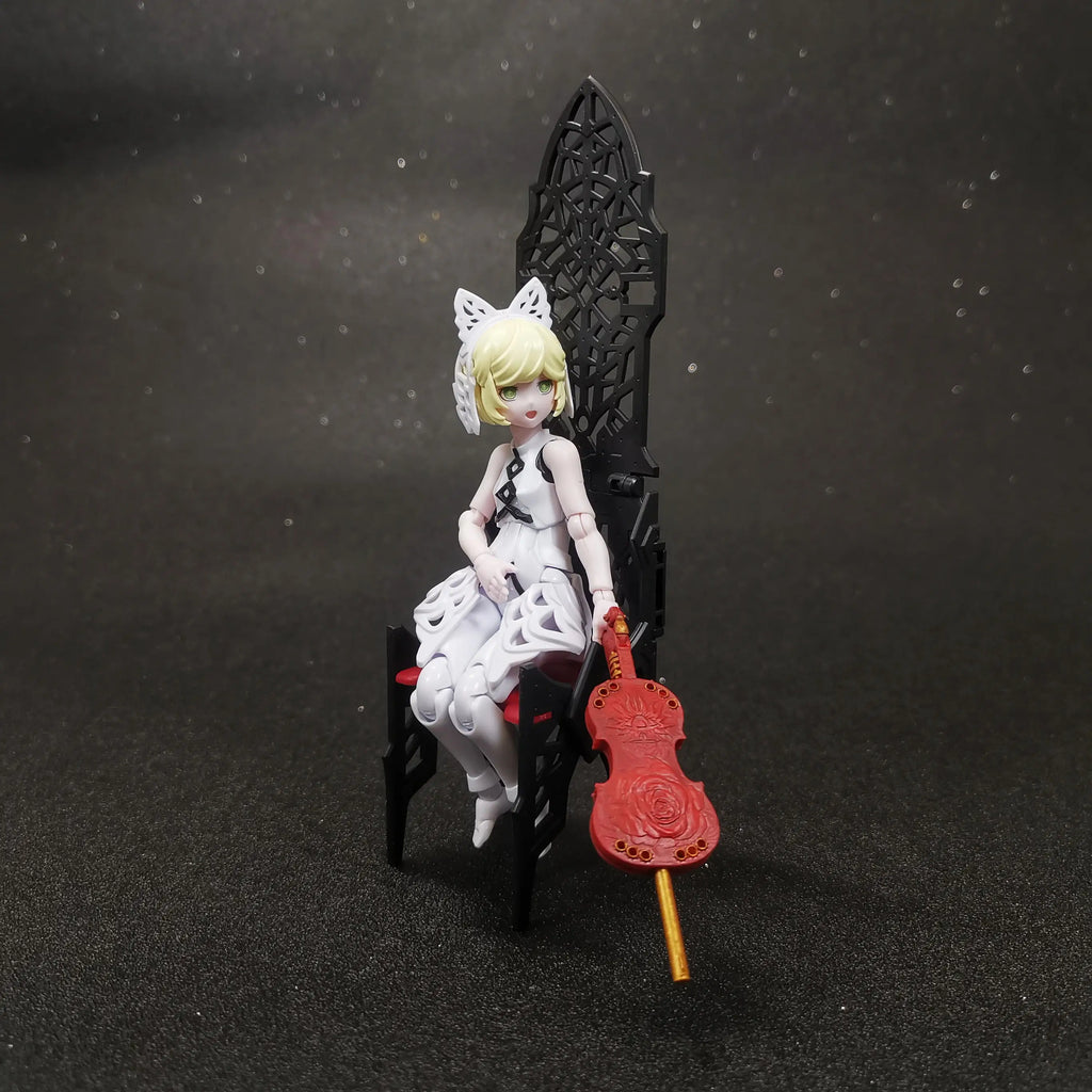 【No Figure】1/12 Scale Female Resin Unpainted Conversion Parts Violin - Shaped Fit Kotobukiya Model For Collection For DIY