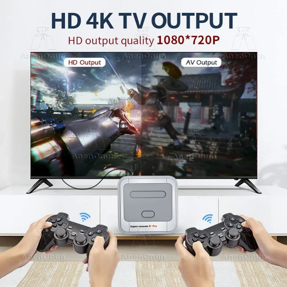 4K Gamebox Built-in 117000 Game 70 Emulator High Quality Video Game Console Android TV Box High Performance Emuelec Game Machine
