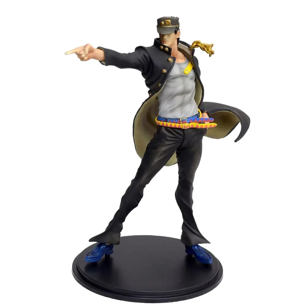 17CM Anime JoJo's Bizarre Adventure Figure Jotaro Kujo Stand Animation Model Toys Gifts Collection Decoration Ornaments PVC