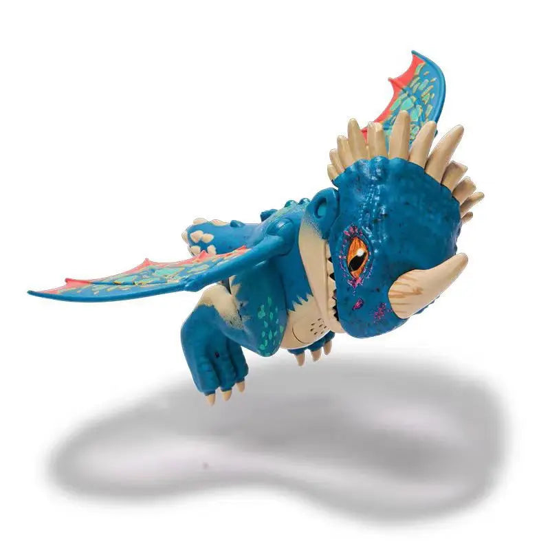 Toothless Deadly Nadder HTTYD Mini Chibi Articulated Action Figures Sound-Activated Interactive Toy Collectible Gift