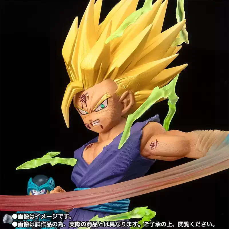 BANDAI Original SHF Dragon Ball ZERO Z Super Saiyan 2 Son Gohan Action Anime Figures Model Toy Gift for Kids Desk Decoration