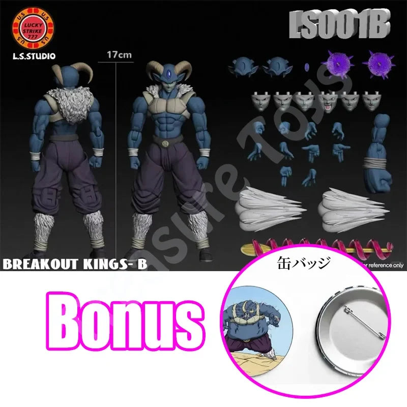 In Stock LS L.S.Studio Dragon Ball Super Moro Figure Breakout Kings A B Moro Anime Action Figures Figurine Model Kids Toys Gifts