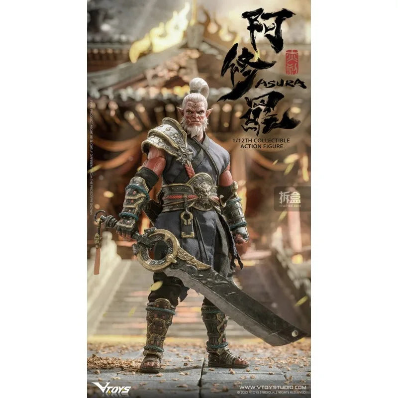 VTOYS Original Asura Green Red Brake 1/12 Limited Edition Movable Cloth Clothing Collectible Doll Model Toy in Stock Ornament