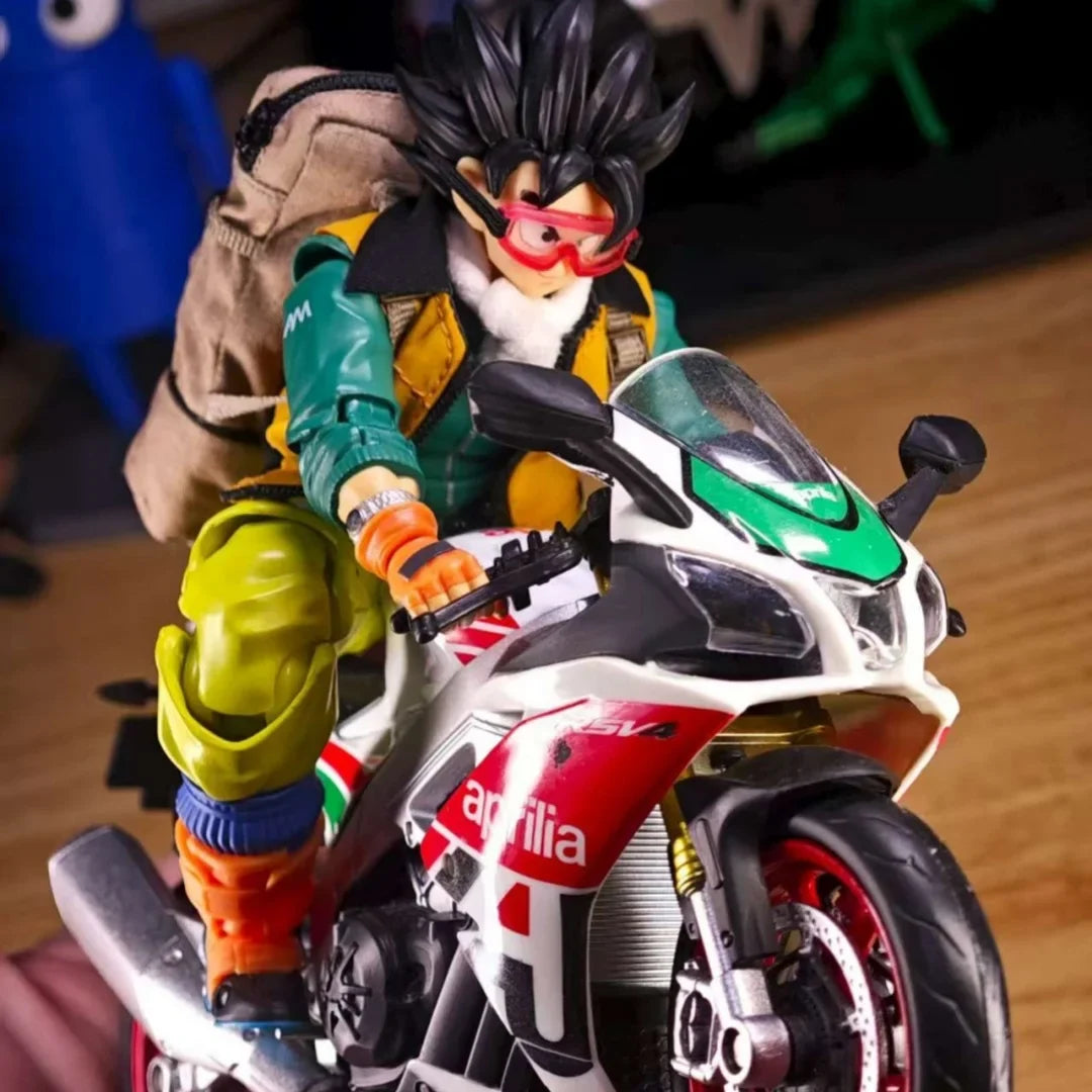 Dragon Ball Anime Shf Goku Handmade Sunglasses and Scarves Clothes Built In Iron Wire Is Suitable for 1/12 Movable Humanoid Toy