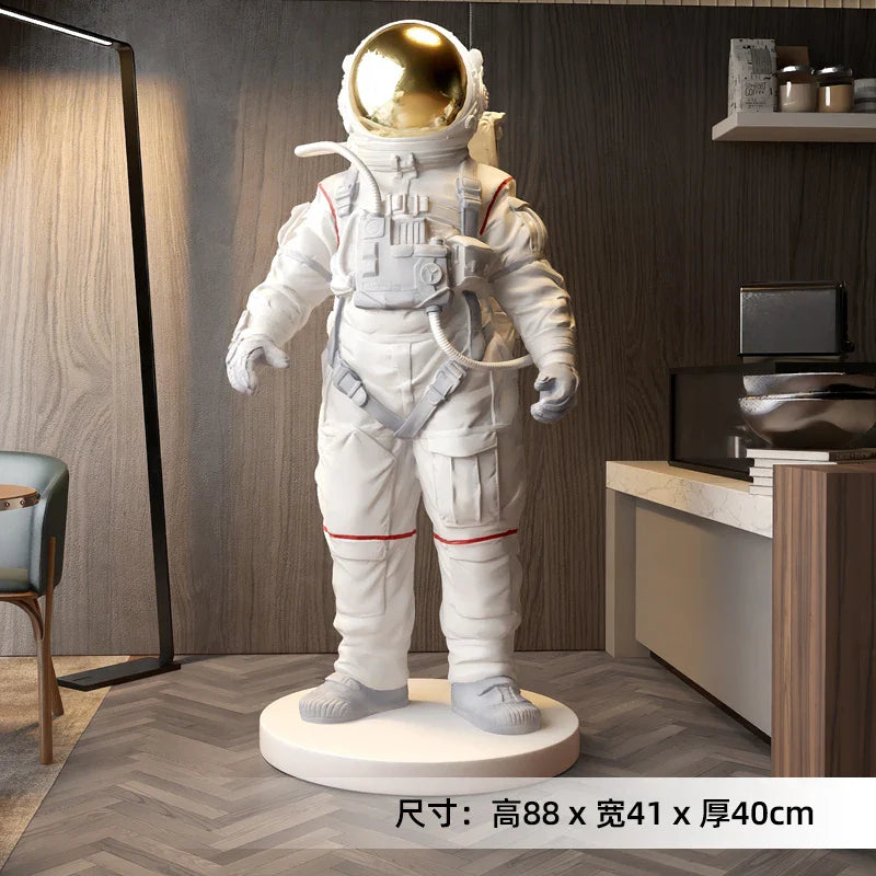 Home Decor Figurines Nordic Astronaut Statues Floor Decoration Living Room Large Figure Sculpture Ornaments Store High-end Decor