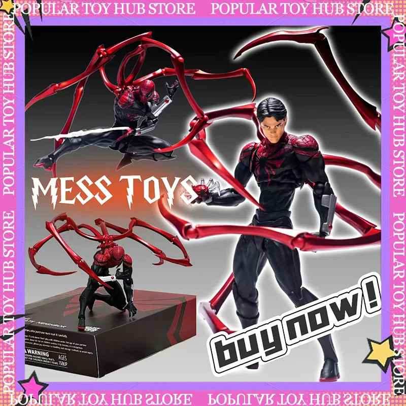 Mess Toys Superior Spider Man Doctor Octopus Peter Parker Messtoys Spiderman Neighbor Anime Action Figure Model Boys Toys Gifts