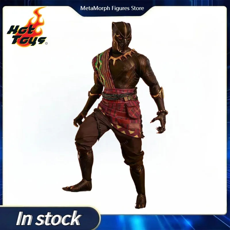 Original Hot Toys Marvel MMS487 Black Panther T'CHAKA Anime Figur Modell Sammlerstücke Spielzeug