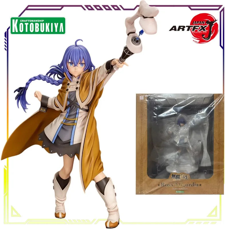 KOTOBUKIYA Original ARTFX J Mushoku Tensei Isekai Ittara Honki Dasu Series Luoqixi Migludia Not Movable Figure Statue Model Toys