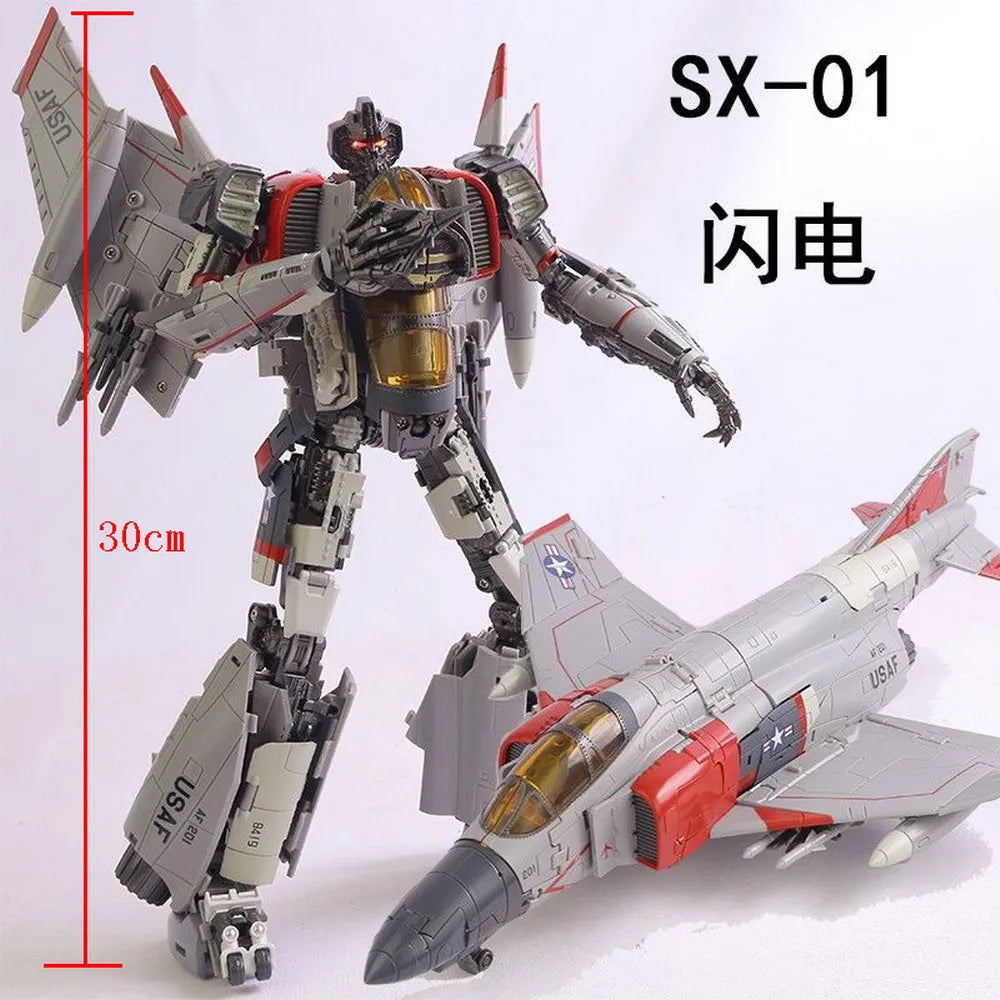 Transformation Toys Thunder Warrior SX01 Starscream Action Figure Deformation Model Robot Blitzwing Hornet Gaiden Lightning