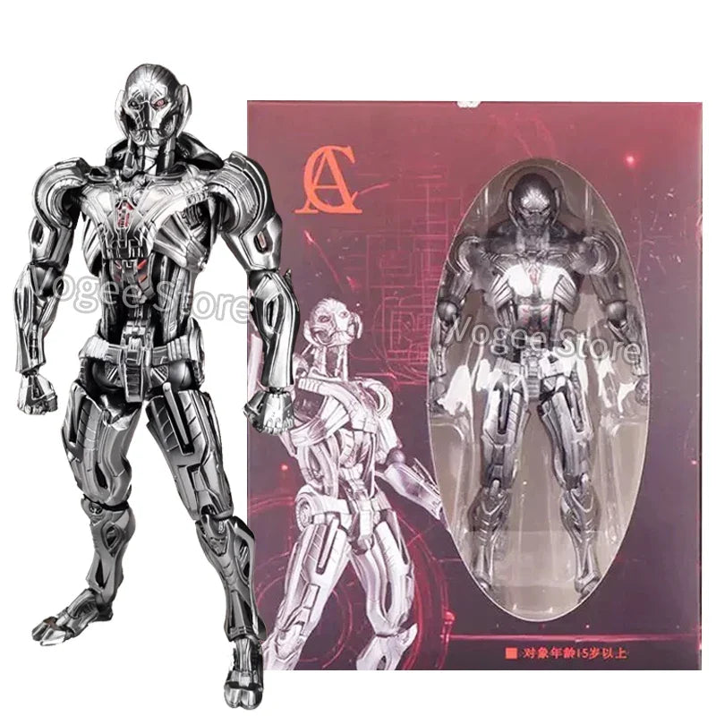 In Stock AC Factory Ultron Action Figures Kaiyodo Amazing Yamaguchi Avengers Anime Collection Ko Model Customized Gift Toys 16cm