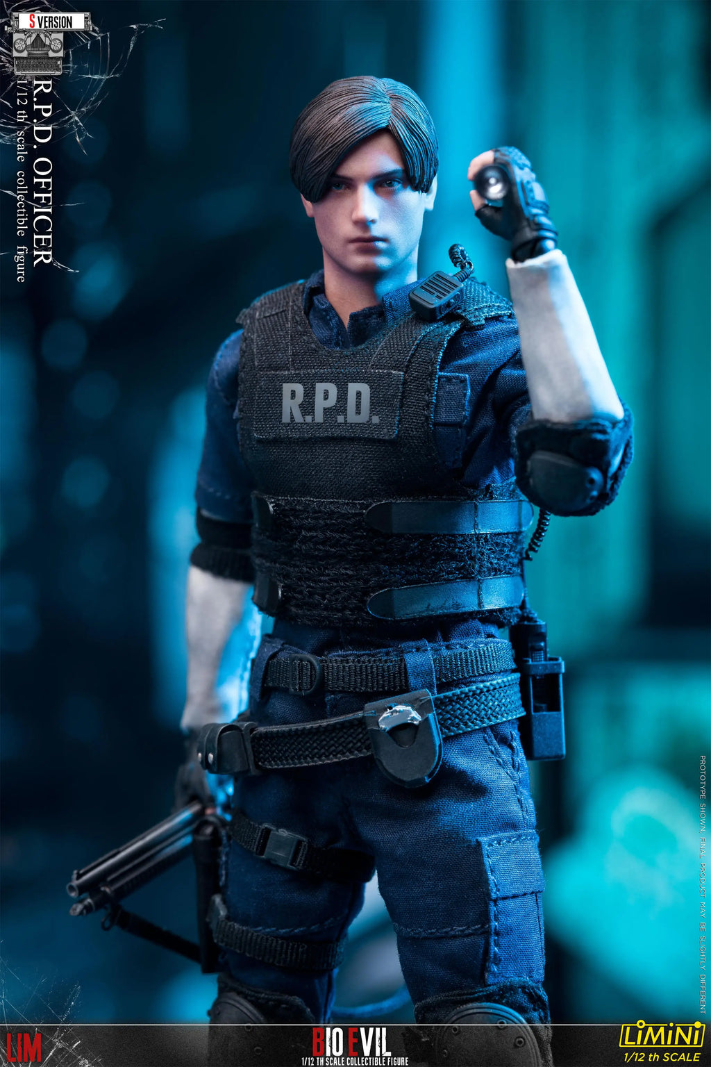 New In Stock LIMTOYS LiMiN 1/12 Police Officer RPD LEON Action Figure 6'' Male Soldier Figurine Model Full Set Collectible Toy