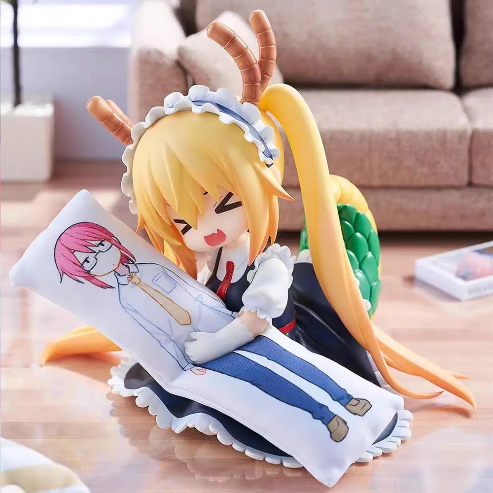 In Stock RIBOSE 17cm Miss Kobayashi's Dragon Maid Tohru Kanna Q Ver. Action Figure Collectible Model Gift
