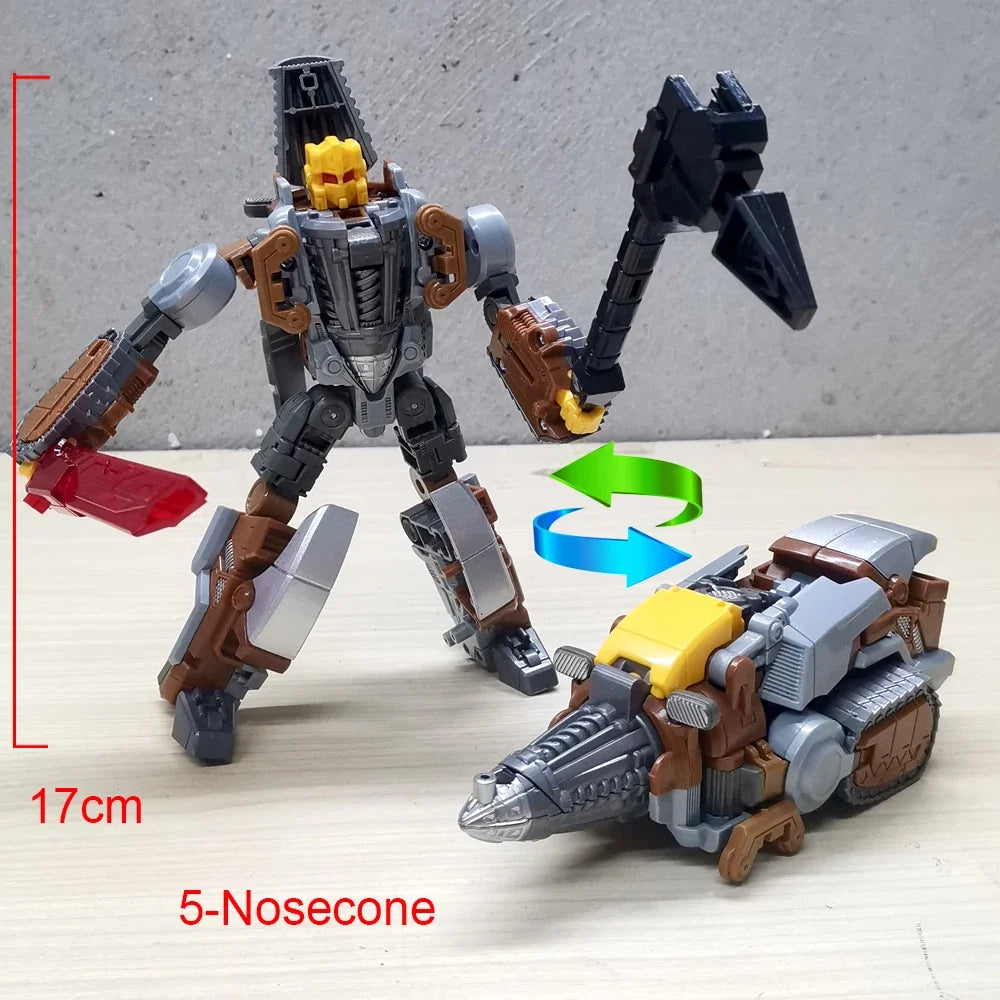 Computron Combiners Transformation Toys 5IN1 Scattershot Nosecone Strafe Afterburner Action Figure Deformed Robot Anime Model